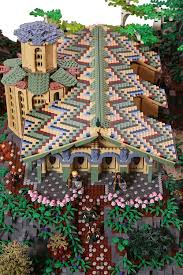 Lego Rivendell Made With 200 000 Bricks Lego Lego Architecture Lego Design