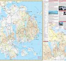 Acadia National Park Waterproof Trail Map Alpenglow Adventure Sports
