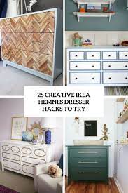I feel like i know at least 4 people. 25 Creative Ikea Hemnes Dresser Hacks To Try Shelterness