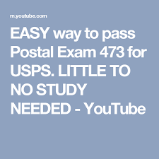 Easy Way To Pass Postal Exam 473 For Usps Little To No Study Needed Youtube Exam Practice Exam Study