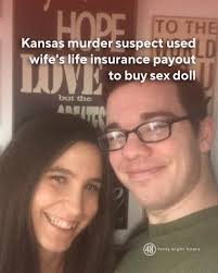 Authorities investigated Colby Trickle's finances and found he spent more  than $120,000 in life insurance proceeds within months after his wife's  death. One of those purchases? A life-sized doll. https://cbsn.ws/417IcZN  #Kansas #purchase #