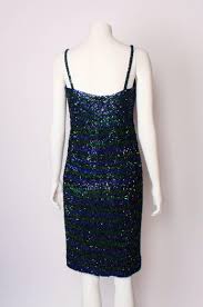 Christian Dior 1960 S Couture Beaded And Sequin Cocktail Dress Sequin Cocktail Dress Dresses Christian Dior