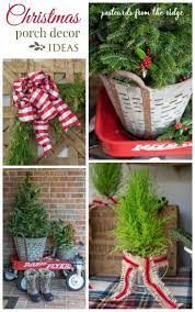 Simple Christmas Front Porch Decorating Ideas Front Porch Christmas Decor Christmas Porch Fun Christmas Decorations