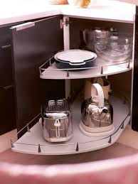 Reddit users just revealed five of the most amazing corner cabinet ideas. 10 Snazzy Ways To Organize And Store Small Appliances Corner Kitchen Cabinet Hidden Kitchen Kitchen Corner