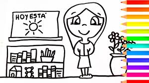 A pedido de profesores y niños estudiantes les dejo 2 dibujos para colorear. Como Dibujar Una Maestra Para Ninos Dibujo Facil De Maestra Paso A Paso Youtube