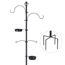 Bird Feeder Pole System Lowes Amazon Com Bolite 18014 Bird Feeding Station For Outdoors Multi Feeder Pole Stand Hanging Kit Bird Feeder Bird Feeding Station Feeding Station Bird Feeders