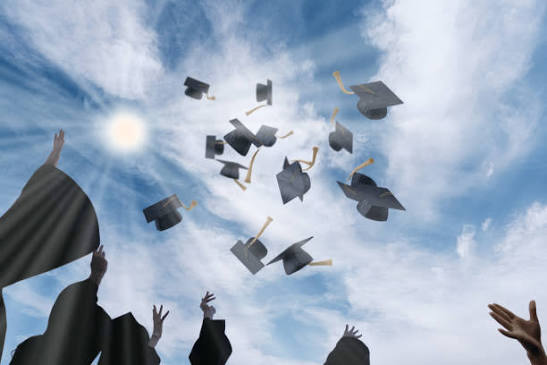 Students cheering at a campus event