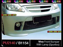 Samada tayar yang sudah lama (keras) atau bearing yang sudah rosak. Pu2140 Perodua Viva Pu Front Bumper With Lamp Sportivo Lazada