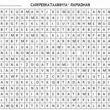 Potong roti kepada dua bahagian. Softcopy Bahan Bagi Aktiviti Cari Perkataan Dan Teka Silang Kata Sempena Program Ihya Ramadan