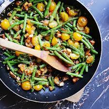 Frische Bohnen Pfanne Vegane Rezepte Auf 100affen De
