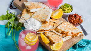 Authentic mexican chicken quesadillael cielo. Shredded Chicken Quesadillas Recipe Food Com