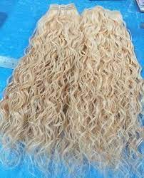 Blonde hair extensions are a fast and in clover way to wear your hair just how you run for the palms natural looking blonde hair extensions, go on account of ones brought. Women Single Donor Cuticles Aligned Curly Blonde Hair Extensions Clear Poly Bags Pack Size Available 6 40 Inches Rs 5600 Pack Id 9302959830