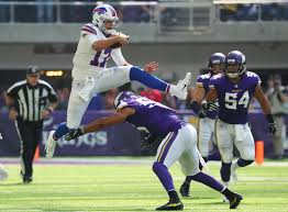 Josh allen of the buffalo bills runs with the ball during the second quarter against the miami dolphins at new era field on december 30, 2018 in orchard the staff gave josh allen a preseason start on aug. Pokesinthepros Nfl Week 11 2019 University Of Wyoming Athletics