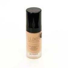 Details About Glo Luxe Liquid Foundation Spf 18 Rosette Anti Aging Diamond Powder Technology