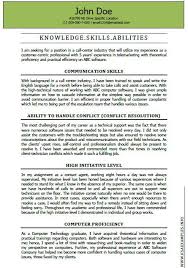 Ksa Example Resume Examples Communication Skills Skills