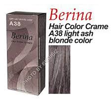 Berina hair color cream contains active and powerful radiants which confers the product in a permanent color and silky hair, in order to make your hair more smooth and silky, use permanent hair color dye berina a23 bright red color. Berina Permanent Hair Dye Color Cream A38 Light Ash Blonde Color Made In Thailand Thank You Kindly By Agb Buy Online In Samoa At Samoa Desertcart Com Productid 28401052
