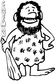 Cave city school bus coloring page. Caveman Coloring Pages Free Printable Coloring Pages For Kids