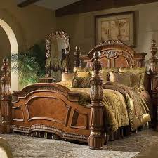 Renaissance King Low Poster Bed Luxurious Bedrooms Luxury Bedroom Furniture King Size Bedroom Furniture