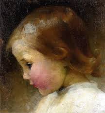 Helene Schjerfbeck (1862-1946, Finnish) Portrait of a Girl, 1887