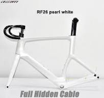 CECCOTTI RF26 نموذج كامل الكربون الطريق إطار دراجة هوائية مع مكبح قرصي كامل كابل داخلي تصميم مخصص اللون ايرو دراجة إطارات - AliExpress