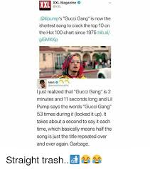 xxl xxl magazine gucci gang is now the shortest song to