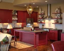 barn red kitchen cabinets barn red