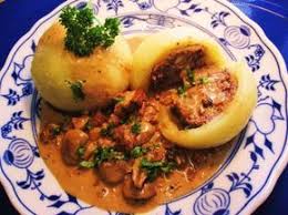 Mit Hackfleisch Gefullte Klosse Rezept Rezept Rezepte Klosse Rezept Klosse