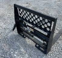 48" Hydraulic Pallet Forks Fork Positioner Fits Skid Steer Tractor Quick  Attach