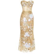 Marchesa Strapless Metallic Lace Cocktail Dress 55 095 Cny Liked On Polyvore Featuring Dresses Gowns Lon Cocktail Dress Lace Beautiful Dresses Lace Dress