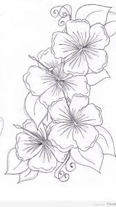 Crafty Design Pretty Flower Coloring Pages Beautiful Timykids Within Hawaiian Flower Tattoos Hibiscus Flower Tattoos Flower Drawing