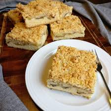 Apfel Streuselkuchen Mit Pudding Herdgefluster Rezept Streuselkuchen Mit Pudding Streusel Kuchen Streuselkuchen