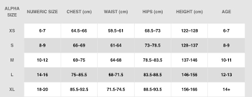 Size Chart Bbfjersey