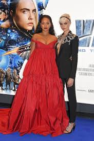 Cara delevingne at the london premiere. Cara Delevingne And Rihanna Stun At Valerian Premiere London Evening Standard Evening Standard