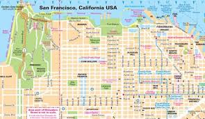 San francisco is, simply put, a beautiful city. San Francisco Maps For Visitors Bay City Guide San Francisco Visitors Guide Tours Maps Events Coupons