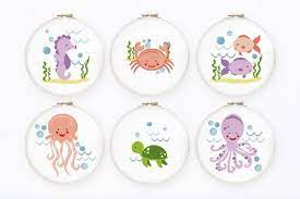 The best of stoney creek for the golfer! Sea Animals Cross Stitch Pattern Set Of 6 Nautical Nursery Etsy Nursery Cross Stitch Animal Cross Stitch Patterns Cross Stitch Sea