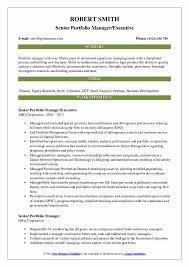 Performing moderately complex fund accounting for collective funds and institutional portfolios; Senior Portfolio Manager Resume Samples Qwikresume