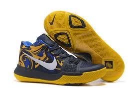 Some of the most popular kyries are inspired by pop culture. Nike Zoom Kyrie 3 Mens Basketball Shoes Dark Blue Yellow White Yellow Shoes Nike Shoes Cheap Nike Kyrie 3