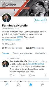 Check spelling or type a new query. Fernandez Norona Na Twitteru Absurdo El Numero De Seguidores Que Twitter Me Reconoce Y Ademas Se Niega A Certificar La Cuenta