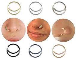 1 mm nasenpiercing ring gold €4,95. Wlonline 5 Stucke Edelstahl Mond Nasenring Hoop Indischen Nasenring Septum Ring Nase Schmuck Nasenpiercing Kleine Nase Hoop 5 Stucke Amazon De Fashion