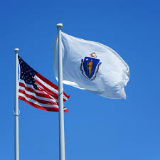 He holds a bow in one hand and an arrow in the other. What Would Go On A New Massachusetts State Flag Curbed Boston