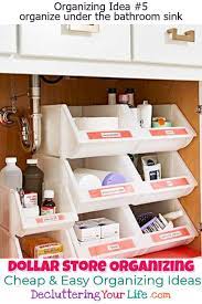 Dollar Store Organizing 27 Genius Bathroom Organization Ideas On A Budget Room Storage Diy Bathroom Organization Hacks Diy Bathroom Storage