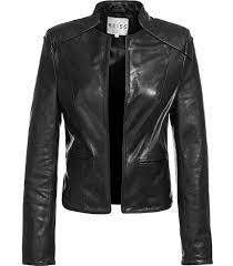 Pin By Camille Magno On Clothing And Accessories Reiss Leather Jacket Collarless Leather Jacket Leather Jacket