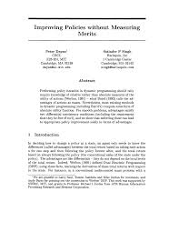 Improving Policies without Measuring Merits