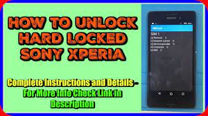 Once it is unlocked, you may use any sim card in your phone from any network worldwide! How To Unlock Hard Locked Sony Xperia S1 Network Tool Unlocking Gadget Mod Geek