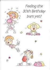 I hope that your 30s will prove to be as cheerful as your 20s. 30th Birthday Card Female Humour Exercise Gift Envy