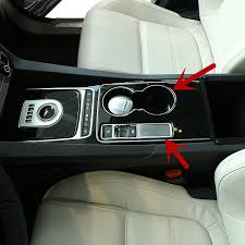 For Jaguar Xe X760 Inner Electronic Handbrake Water Cup Holder Cover 2015 2016 2pcs Interior Accessories Jaguar Xe Jaguar Xf