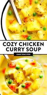 Cozy Chicken Curry Soup Gimme Some Oven Recipe Curry Soup Recipes Chicken Curry Soup Curry Soup