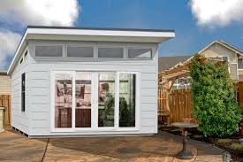 Modular homes are built in a factory and then delivered to your site by truck or crane in modules to be assembled and attached to a permanent foundation. Amazing Modern Home Office Shed For Those Who Enjoy Working From Home