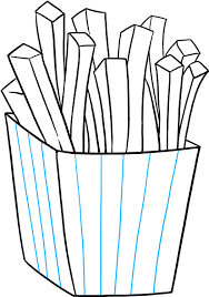 Download Hd How To Draw French Fries French Fries Drawing Easy Transparent Png Image Nicepng Com Here are 12 easy steps to draw a giraffe. french fries drawing easy transparent