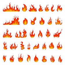 Fires flaming pattern, flammable line blaze hot temperature, gas blazing wallpaper cartoon vector. Free Fire Vectors 30 000 Images In Ai Eps Format